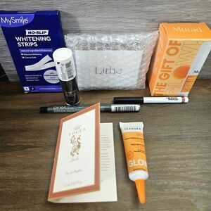 Perfect Beauty Bundle Of 8 REALHER MYSMILE MURAD LITHE TOCCA OFRA MARIO - NEW